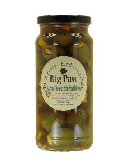 Bacon Cheese Stuffed Olives 16 oz