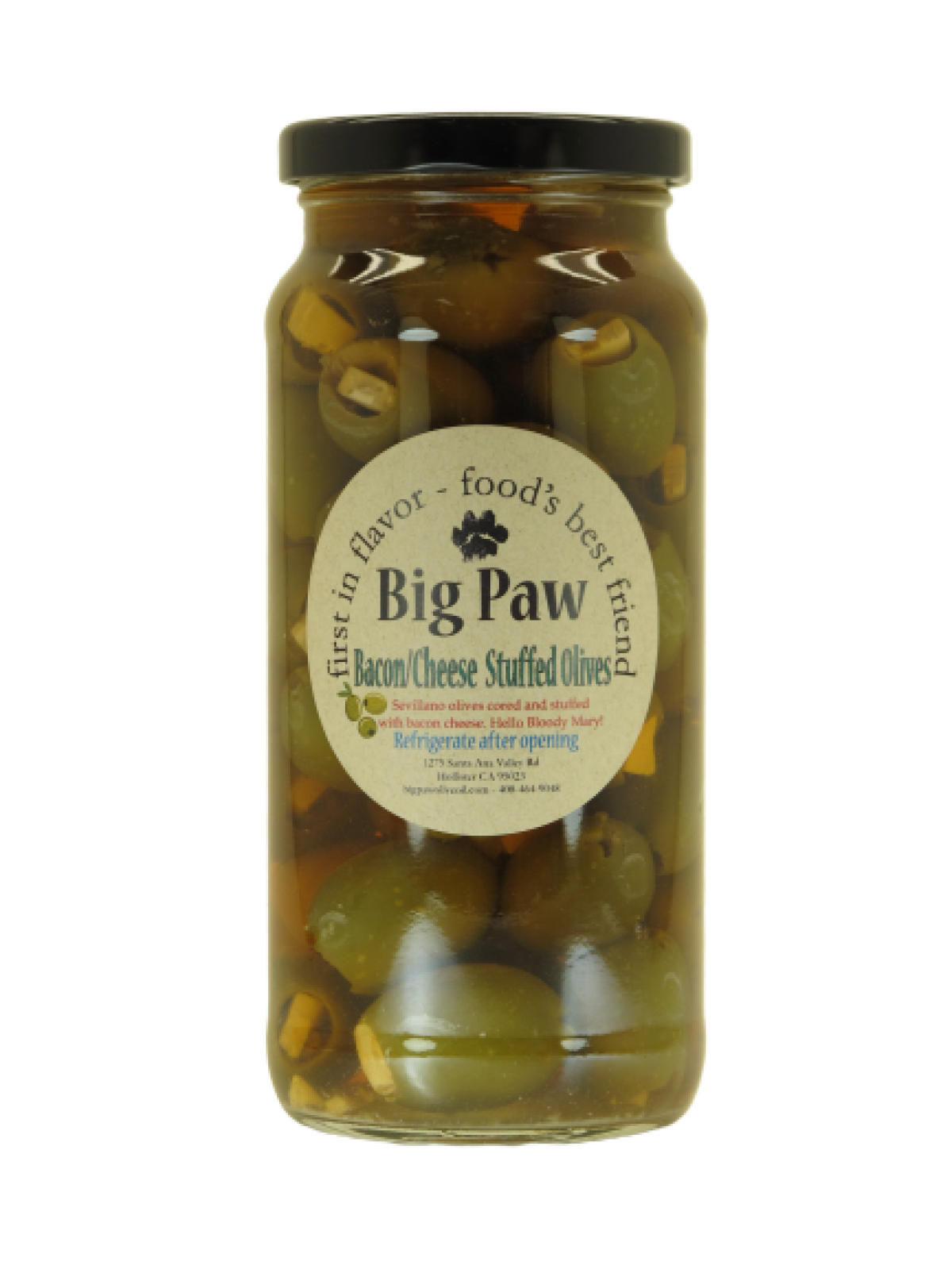 Bacon Cheese Stuffed Olives Stuffed Olives Big Paw Olive