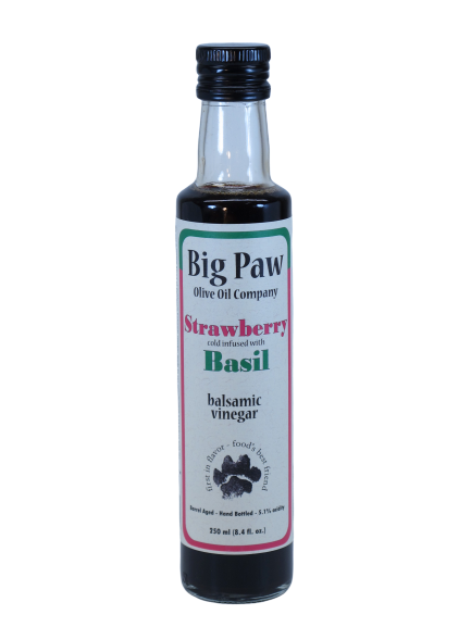 Strawberry Basil Balsamic Vinegar