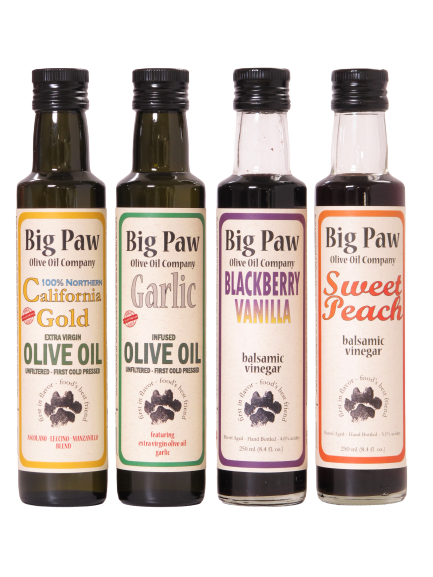 Harvest EVOO Basil Garlic flavored olive oil