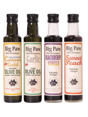 Harvest EVOO Basil Garlic flavored olive oil