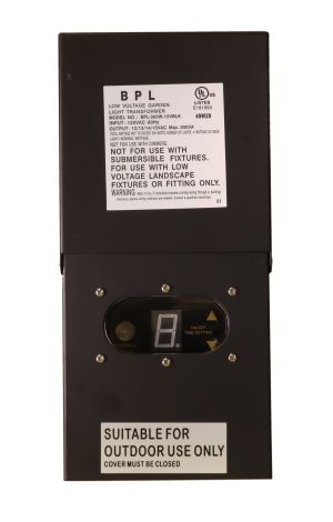 Metal Black Case Low Voltage Transformer