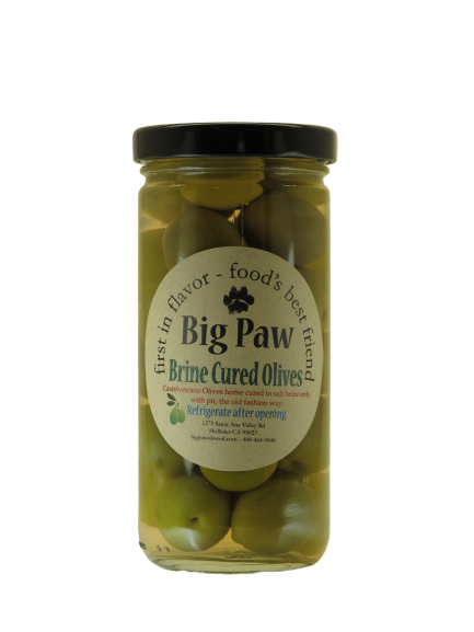 Brine Cured Olives 8 oz