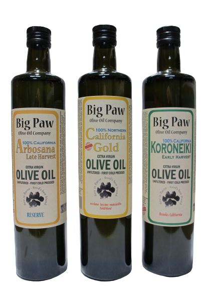 Three Olive Oils 750 ml