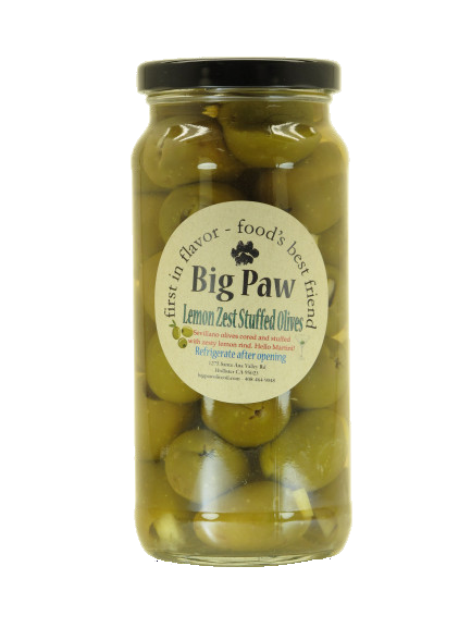 Lemon Zest Stuffed Olives 