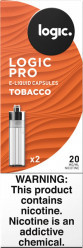 Logic Pro Black Label Tobacco Capsules