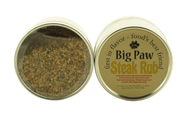 Steak Rub - 4 oz Big Paw Olive