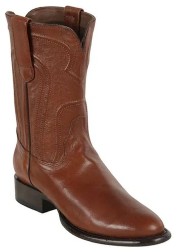 Los Altos Brown Belmont Round Roper Toe Cowboy Boots 692107