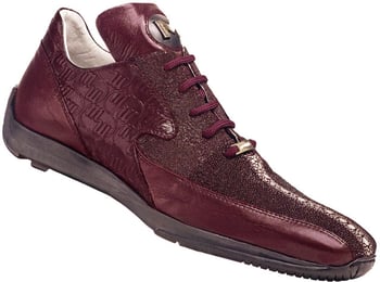 Mauri "Ray Highway" 9196 Ruby Red Nappa Leather / Stingray Sneakers