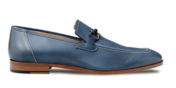 Mezlan 21505-1 Rios II Flex Jeans Calfskin Ornament Loafer