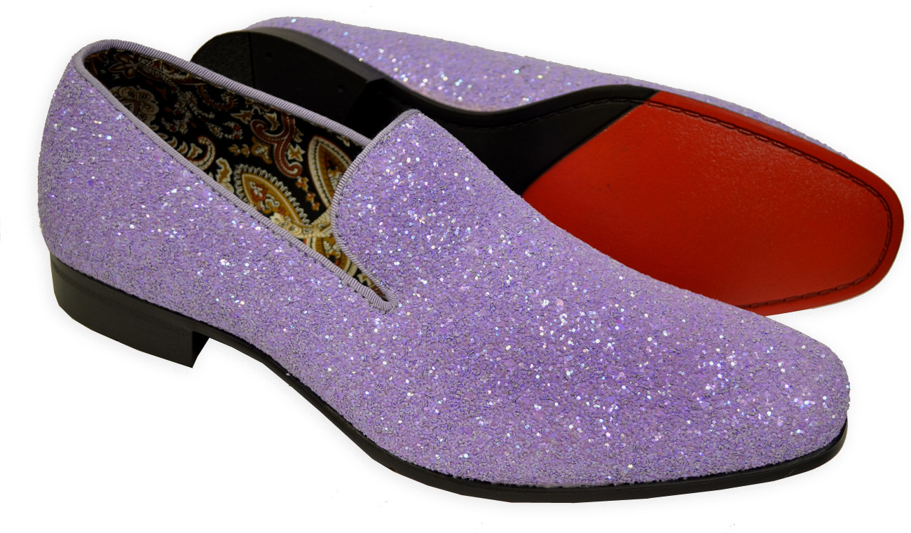 Antonio Cerrelli Lavender Glittered Slip-On 6683