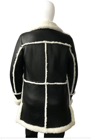 G-Gator Ladies Black Genuine Sheepskin Shearling / Lamb Sherpa Jacket 1030.