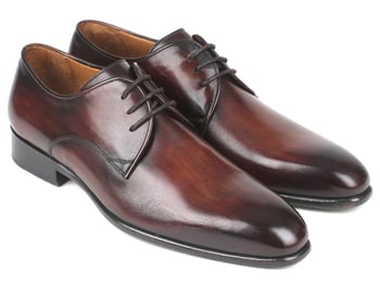 Paul Parkman "696AT51" Antique Brown Derby Shoes.