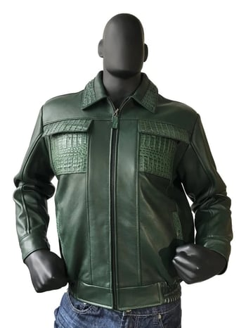 G-Gator Genuine Alligator / Lambskin Jacket 2045.