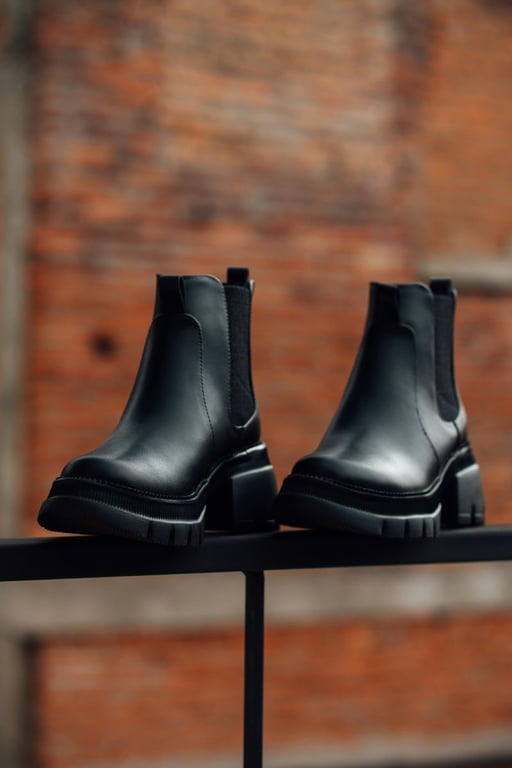 mens chelsea boots on the rails