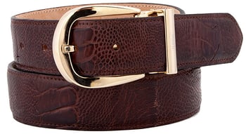 Mauri "100/35" Sport Rust Genuine Alligator Belt