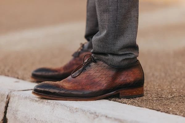brown formal shoes matching dress Cognac Dress Shoes