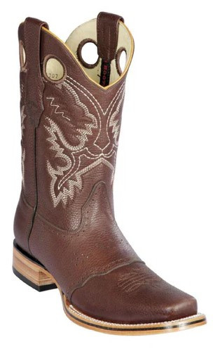 Los Altos Brown Grasso W/ Rage Sole Rodeo  Boots 814C2707