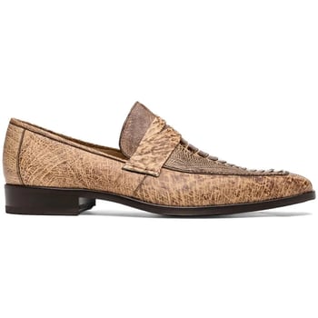 Marco Di Milano "Fangio" Orix Genuine Ostrich Leg and Quill Loafer