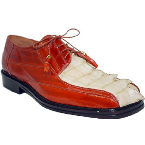 RAMANO GENUINE CROCODILE & OSTRICH SHOES Romano Genuine Crocodile ? Men Dress Shoe main image 2