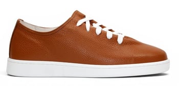 Duca Di Matiste Max Camel Dollaro Leather Rubber Sole Sneaker-Inspired Casual Shoes