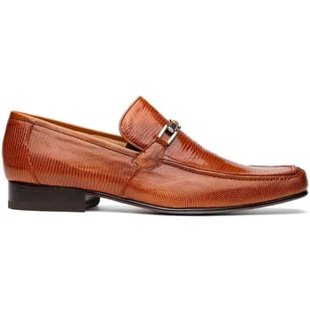 Marco Di Milano "Fabro" Cognac Genuine Lizard Loafer