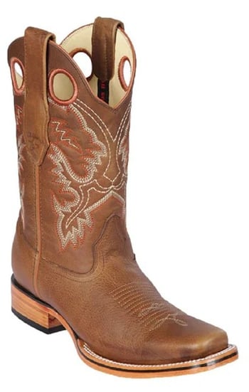 Los Altos Honey Genuine Rage Square Toe Cowboy Boots 8129951