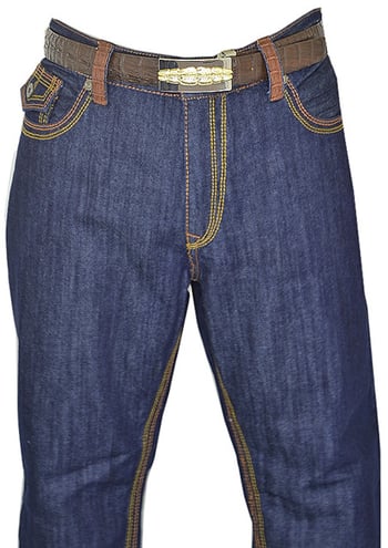 G-Gator Genuine Hornback Alligator / Pony Jeans P25