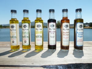 California Gold EVOO, Early Harvest EVOO, Lemon infused EVOO