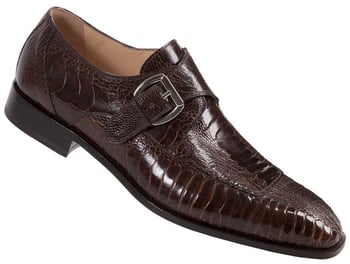 Mauri "4447" Sport Rust All Over Genuine Ostrich Leg Shoes