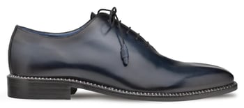 Mezlan Enterprise 9744 Blue European Calfskin Men's Oxford Shoes.