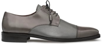 Mezlan Soka 15089 Grey Calfskin & Deerskin Combination Derby Shoes