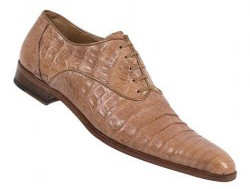 Mauri  2122/1 Waxy Tan Genuine All-Over Crocodile Shoes