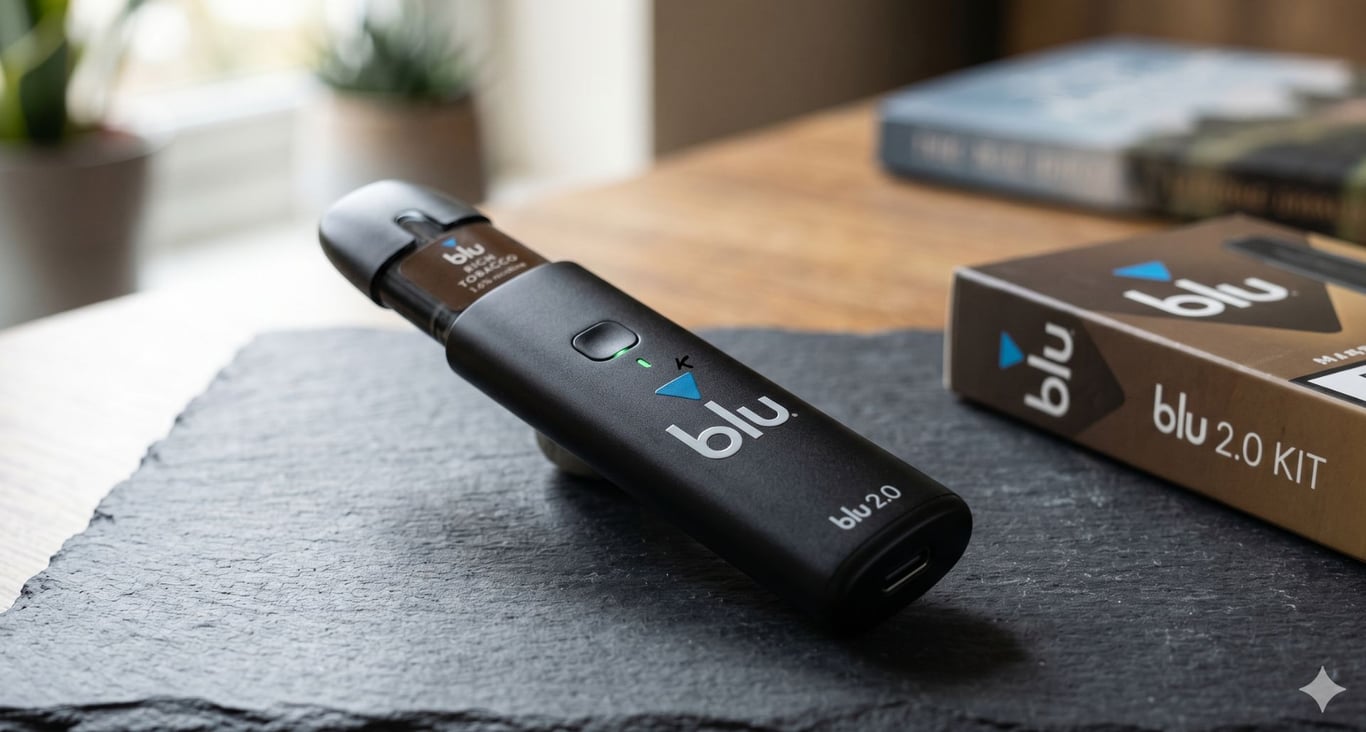 Mouth to Lung Vaping:  Blu Vape