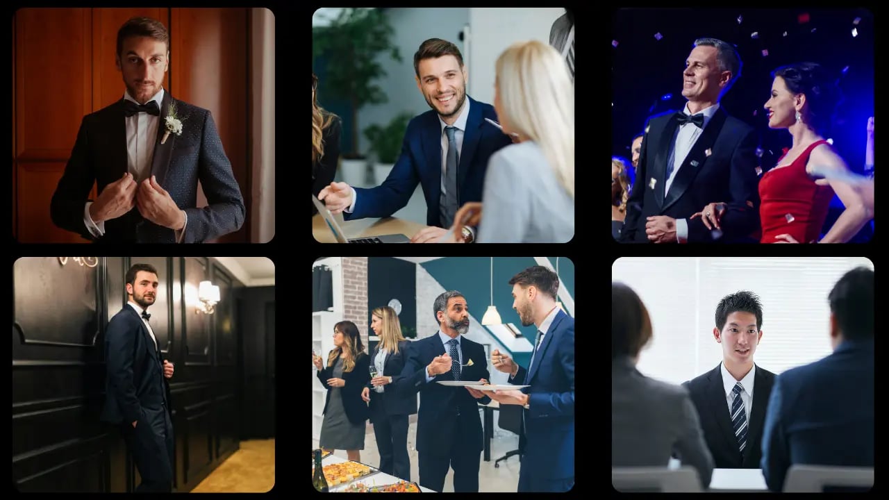 event where you can wear a tuxedo or suit