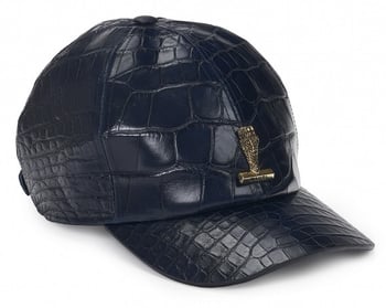 Mauri H-65 Wonder Blue Genuine Body Alligator Hat.