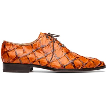 Marco Di Milano Olivieri Brandy Pirarucu Handmade Oxford Shoes