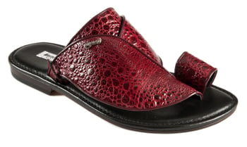 Mauri 1622/3 Ruby Red Genuine Frog Sandals.