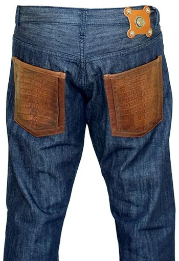 G-Gator Genuine Hornback Alligator Jeans 0922/2