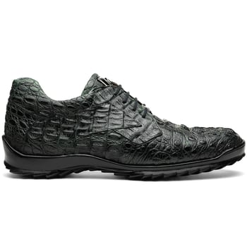 Marco Di Milano ''Kratos'' Green Genuine Caiman Sneaker