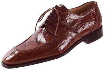 Mauri "Lirico" 4092 Nutmeg Genuine All-Over Alligator Shoes