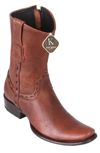 King Exotic  Walnut Genuine Rage  Boots   Dubai Square Toe Cowboy Boots 479B9940