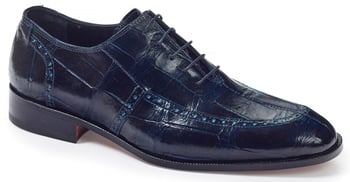 Mauri "Sammartino" 4869 Wonder Blue Genuine Body Alligator Shoes