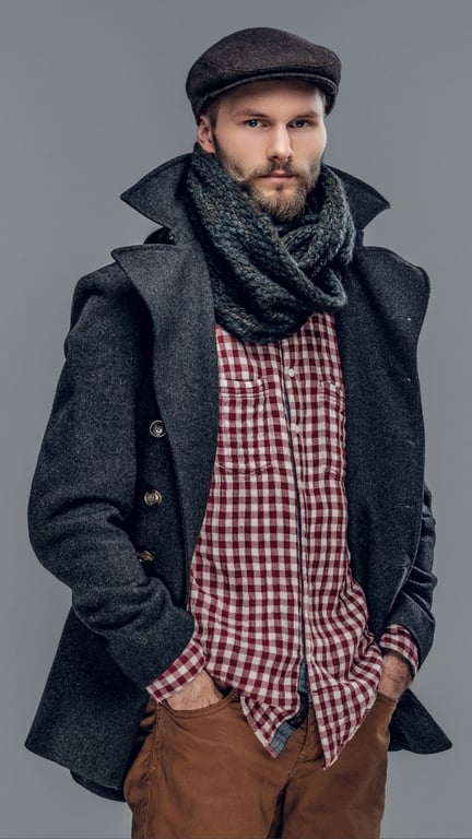 a man wearing business casual clothes