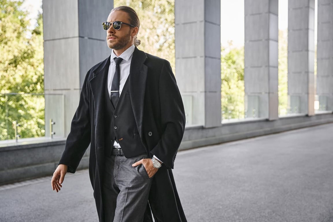 slim fit dress slacks Soft Shoulder Construction Suiting Coat Men's Wear For Semi Formal