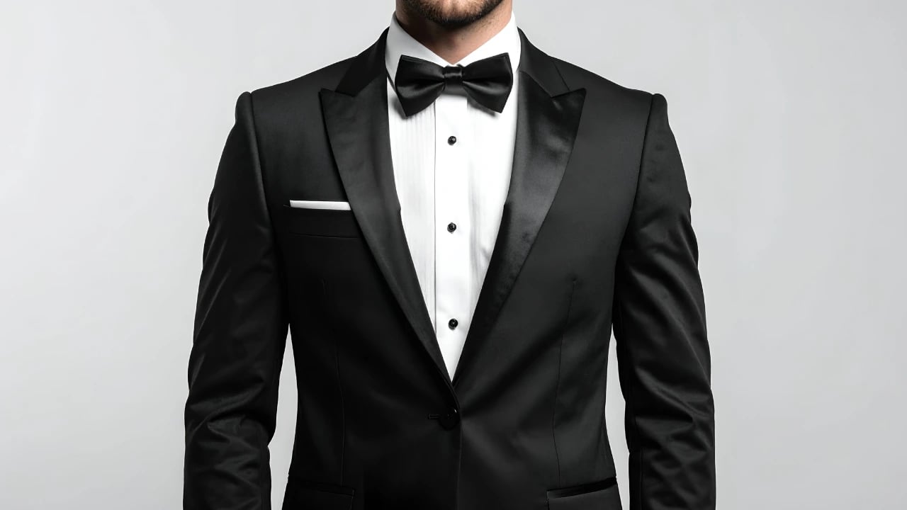 a man wearing a tuxedo