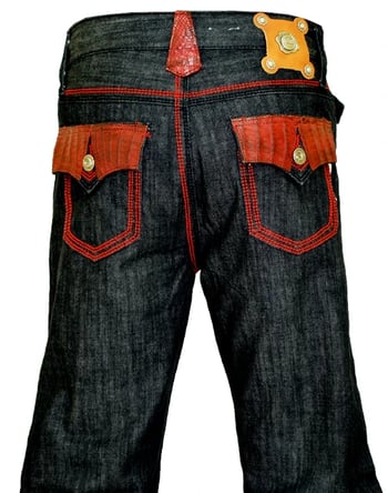 G-Gator Genuine Hornback Alligator Jeans O11/3