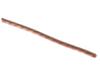 6 AWG seven strand bare copper wire