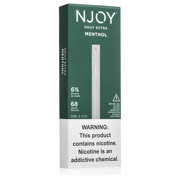 NJOY Daily Extra Menthol Disposable Vape 6%