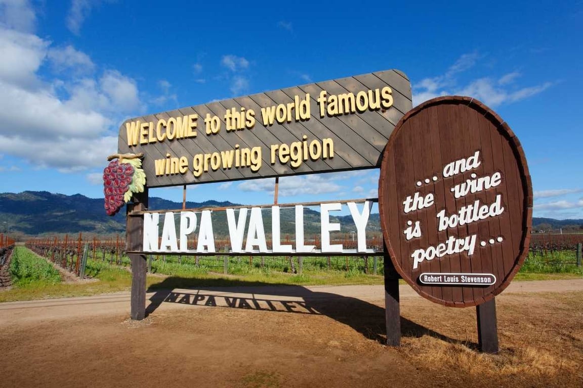 Napa Valley Welcome Signage
